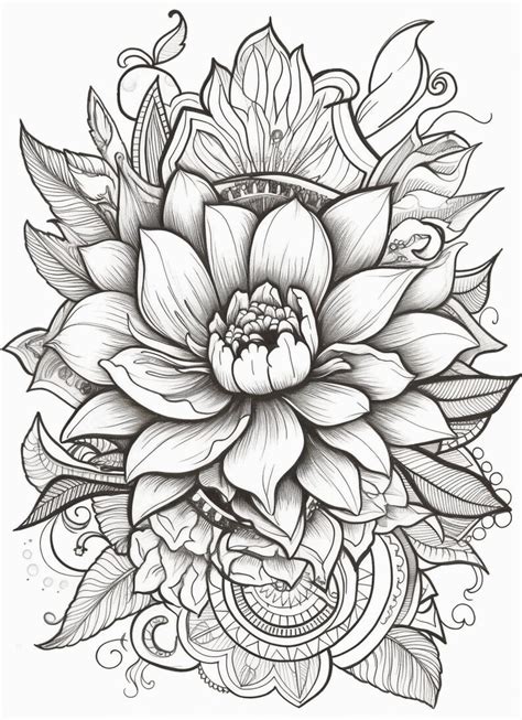 Tattoo Coloring Books for Adults