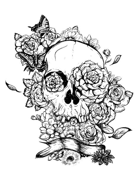 Tattoo Coloring Pages for Adults to Print