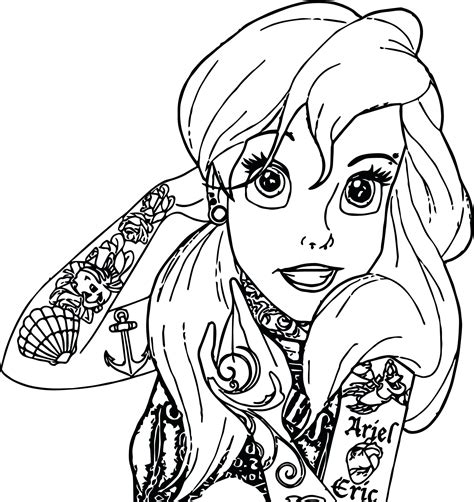 Tattoo coloring pages for kids