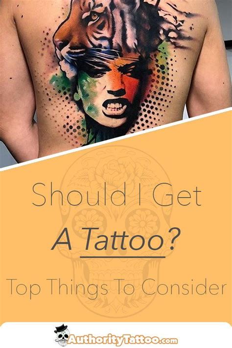 Important considerations before deciding on a tattoo