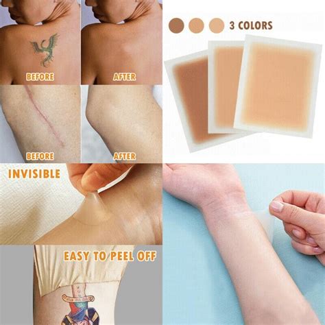 Tattoo cover-up patches applications