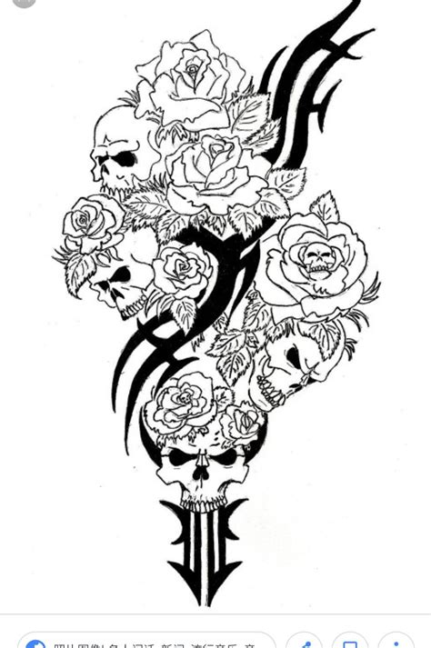 Tattoo design coloring pages