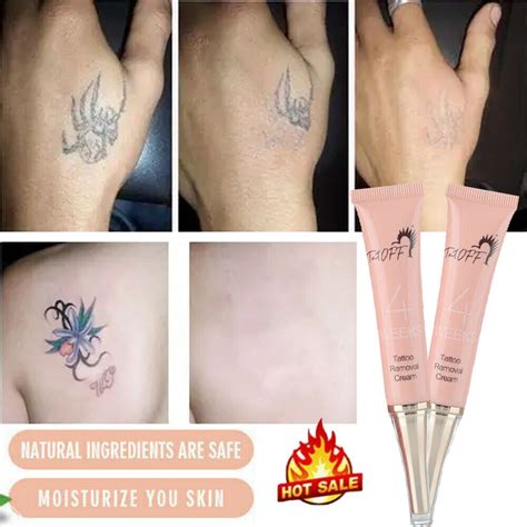 Tattoo fading creams