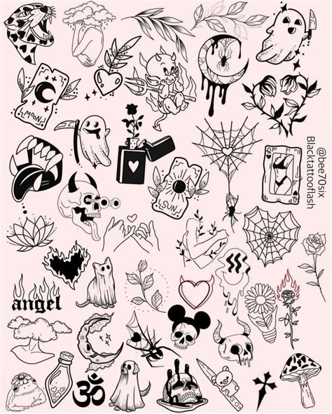 Tattoo flash posters as a form of art