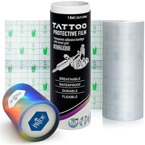 Tattoo healing wraps for aftercare