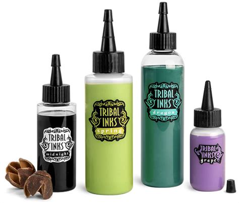 Bottles of Skin Candy Tattoo Ink