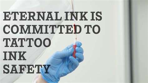 Tattoo ink safety