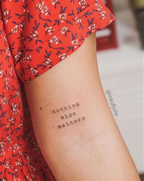 Quote tattoo