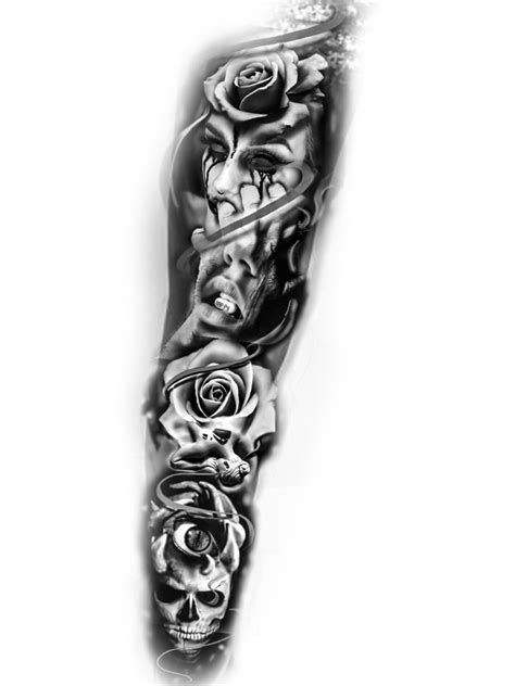 Tattoo Sleeve Templates for Men in Photoshop