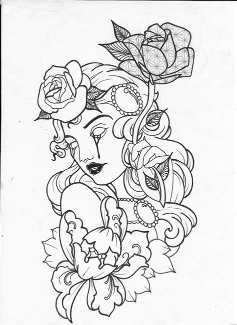 Tattoo stencil design