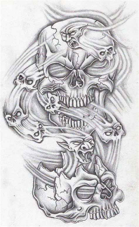 Tattoo Stencil Skull Design Styles