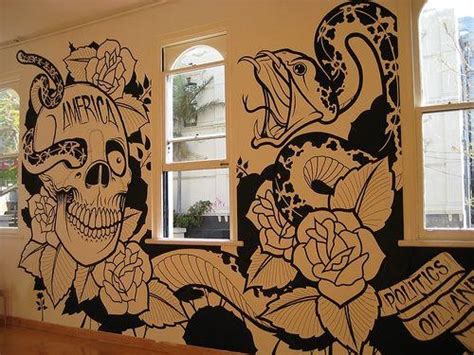 Tattoo wall art design