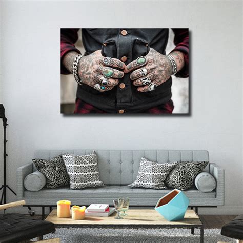 Tattoo wall art designs for home