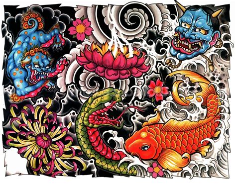 Tattoo wall art design