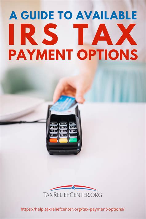 Tax payment options available