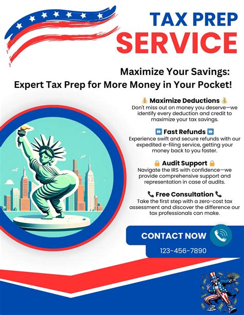 Tax Preparation Flyers Template