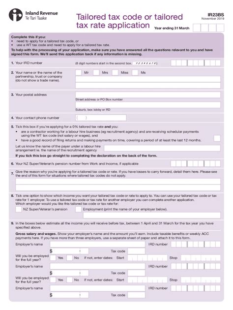 Tax Rate Application Formula