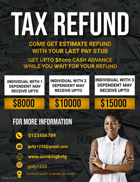 Tax Refund Flyers Template