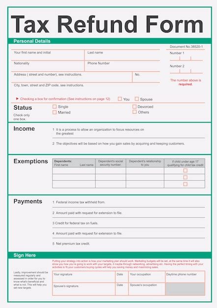 Tax Refund Forms