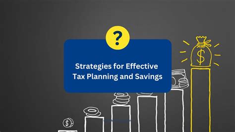 Tax Savings Strategies