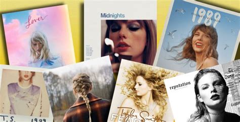 Taylor Swift Album Covers