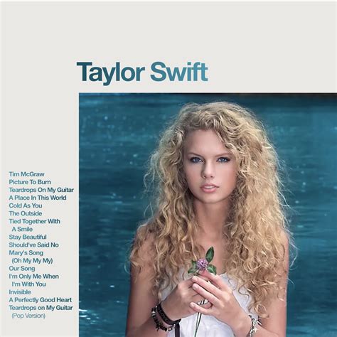 Taylor Swift's early album covers