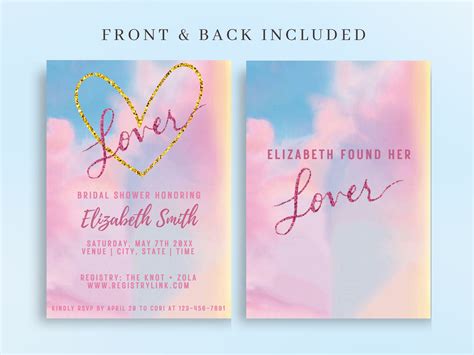 Taylor Swift-inspired invitation template with pastel colors and floral patterns