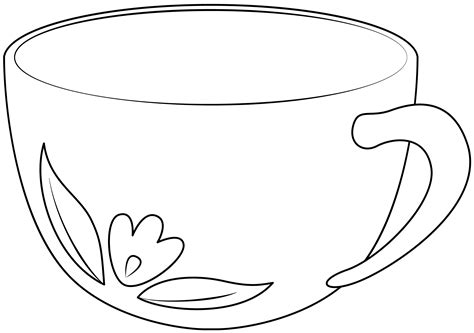 Tea Cup Template Printable