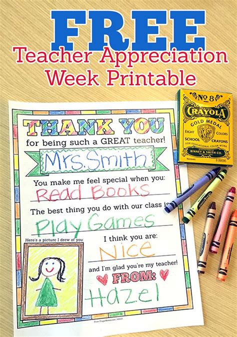 Teacher Appreciation Card Templates