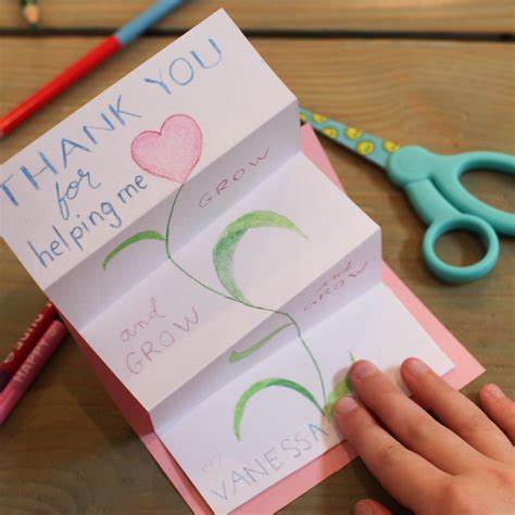 Teacher Appreciation Cards for Kids