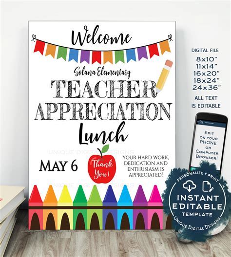 Teacher Appreciation Flyer Template 10