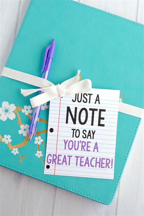 Teacher Appreciation Notebook