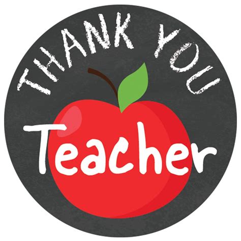 Teacher Appreciation Stickers