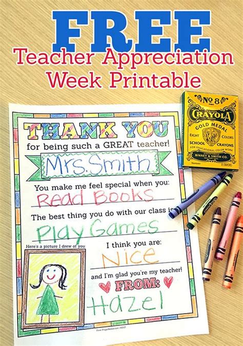 Teacher Appreciation Template 6