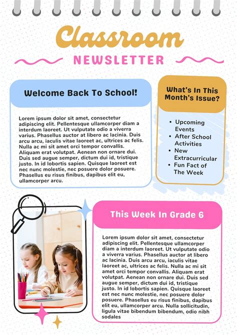 Teacher Newsletter Template 5