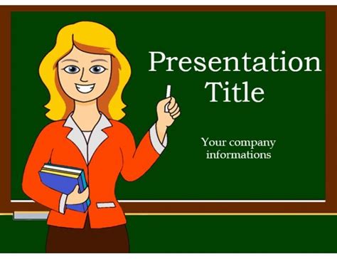 Teacher Presentation Template