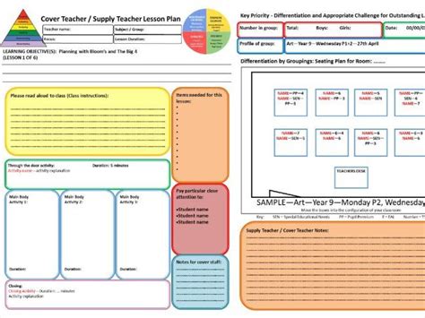 Teacher Resources Lesson Plan Example