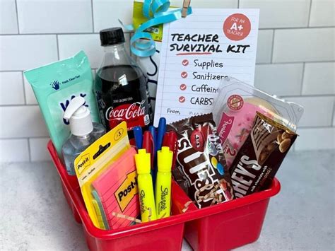 Teacher Survival Kit Snacks