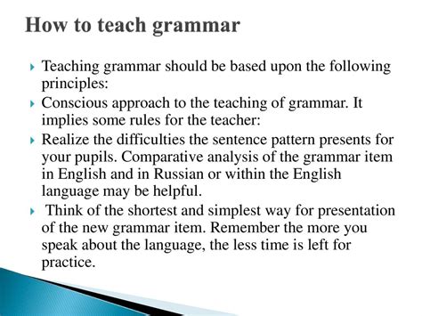 Teacher using sentence strips to teach grammar