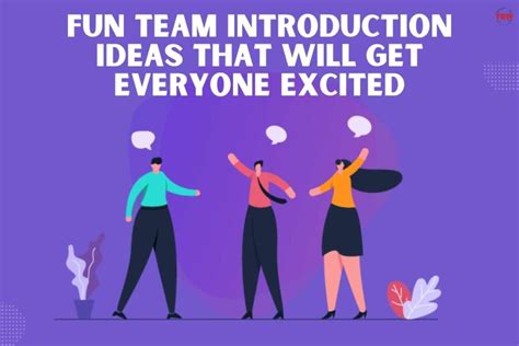 Creative team introduction ideas