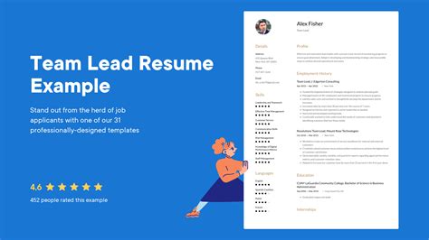 Team Lead Resume Example