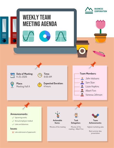 Team Meeting Agenda Template