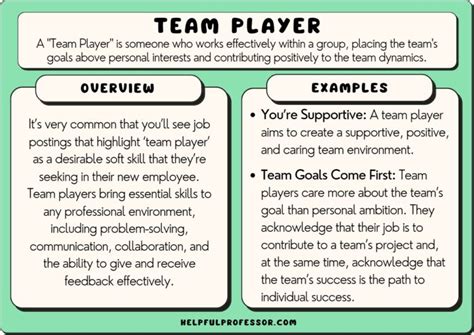 Team Player Template