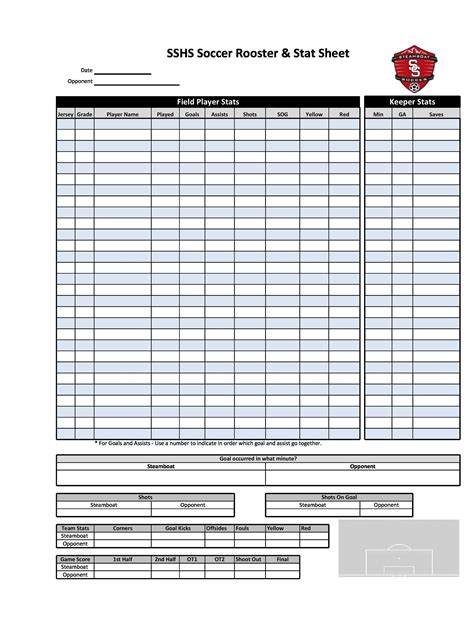 Team Roster Template with Position and Picture