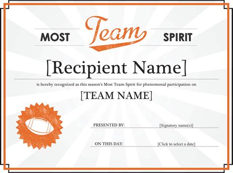 Team spirit templates image