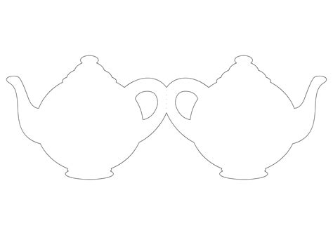 Printable Teapot Card Template