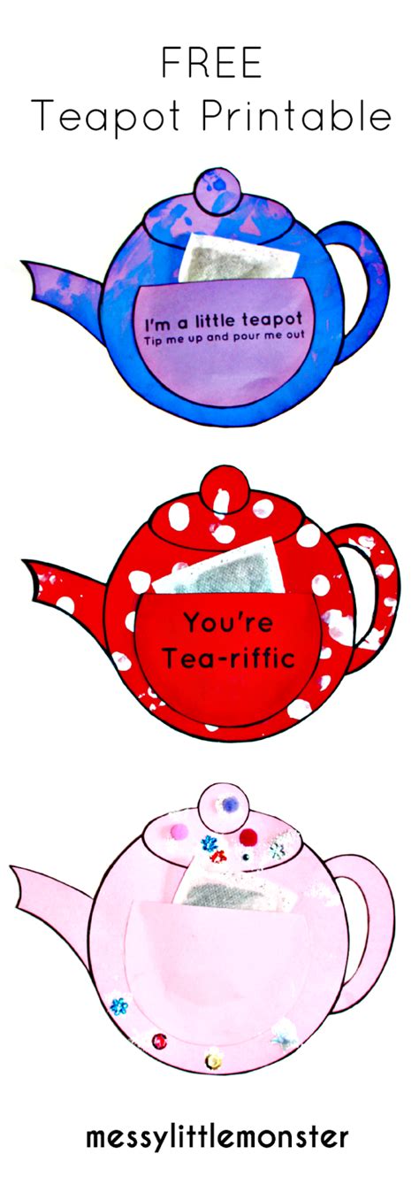 Teapot Template Design Ideas