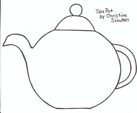 Teapot Template Free Printable