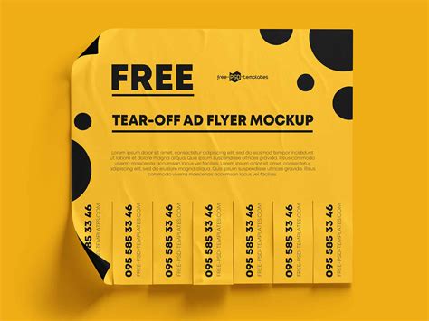 Tear-Off Flyer Template 2