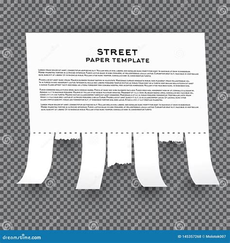 Tear Off Sheet Template for Business